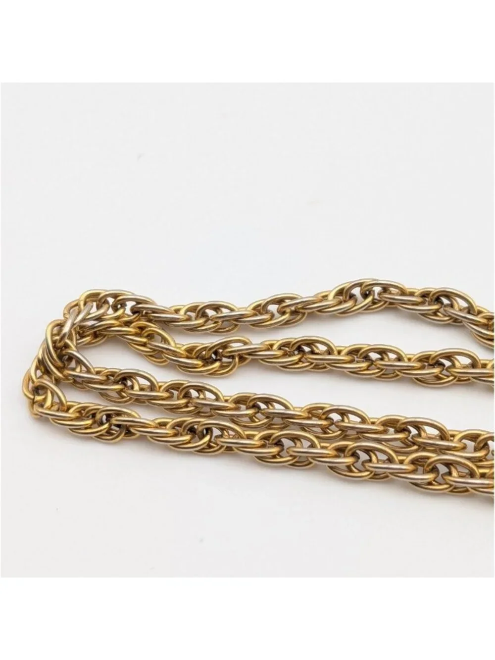 Chanel Pendant CC Logo Loupe Gold Chain First Era Vintage Necklace